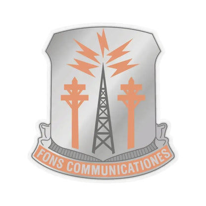 17th Signal Battalion (U.S. Army) STICKER Vinyl Kiss-Cut Decal 6 Inch Transparent - The Sticker Space