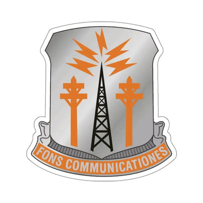 17th Signal Battalion (U.S. Army) STICKER Vinyl Kiss-Cut Decal 6 Inch White - The Sticker Space