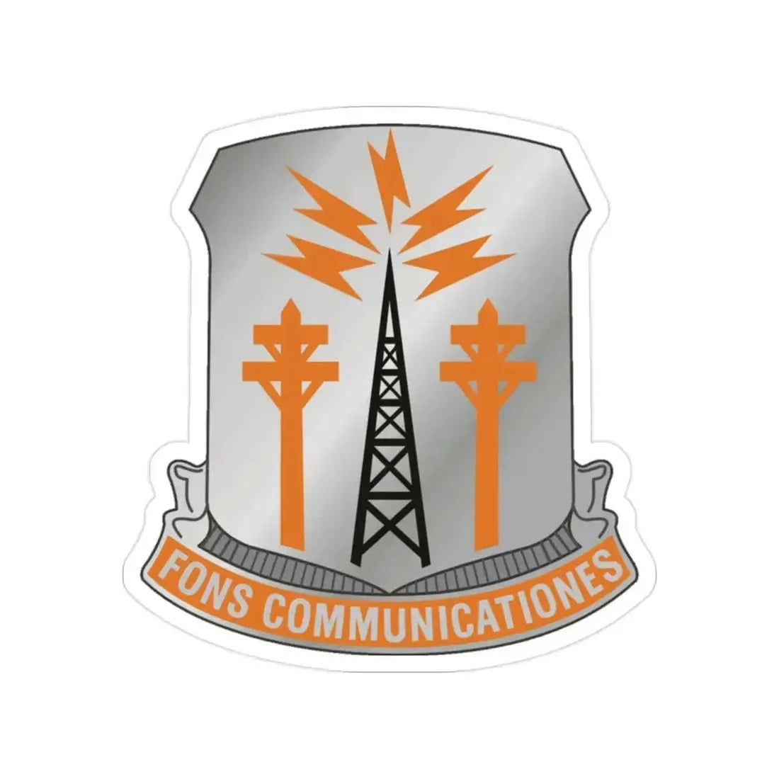 17th Signal Battalion (U.S. Army) Transparent STICKER Die-Cut Vinyl Decal 2 Inch - The Sticker Space