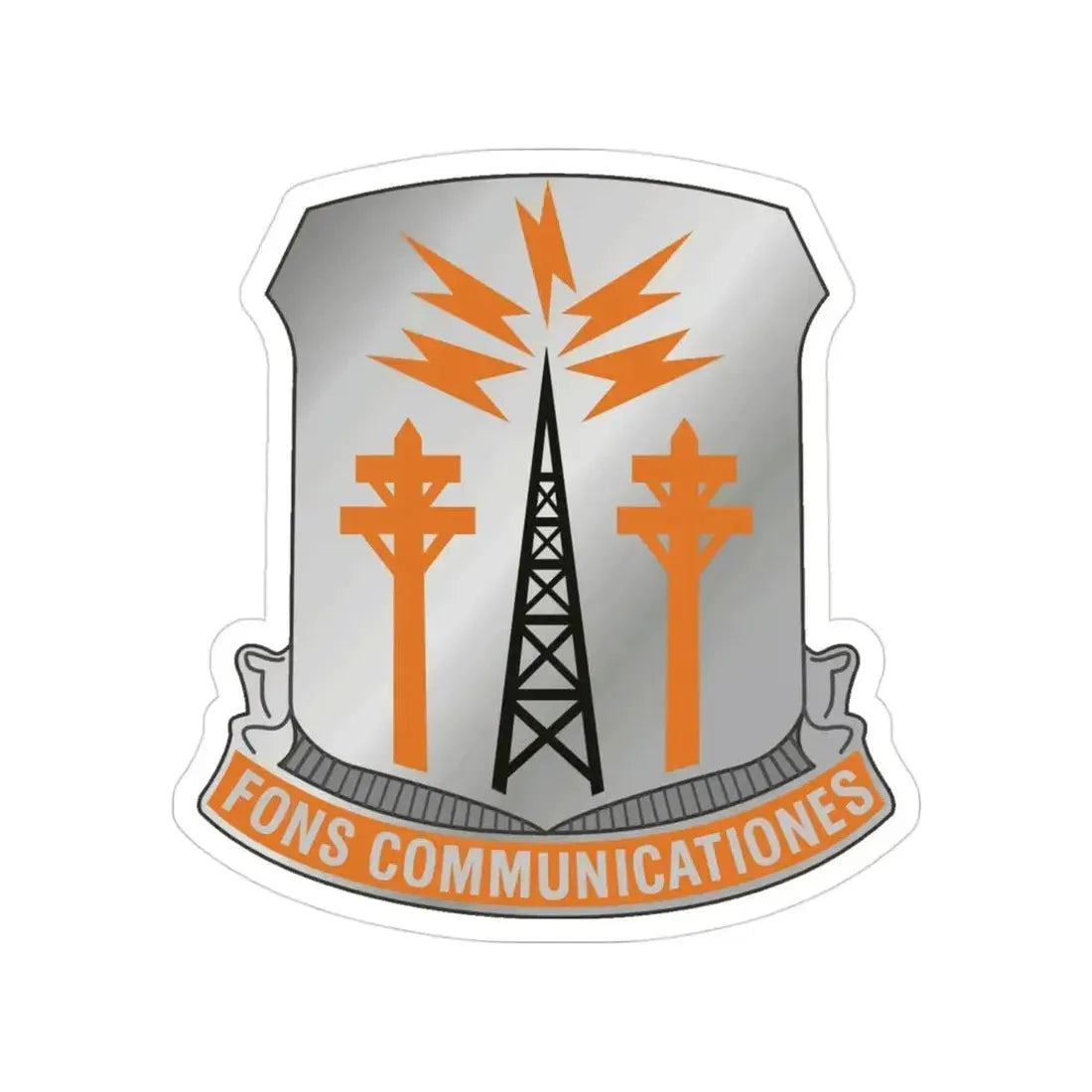 17th Signal Battalion (U.S. Army) Transparent STICKER Die-Cut Vinyl Decal 3 Inch - The Sticker Space