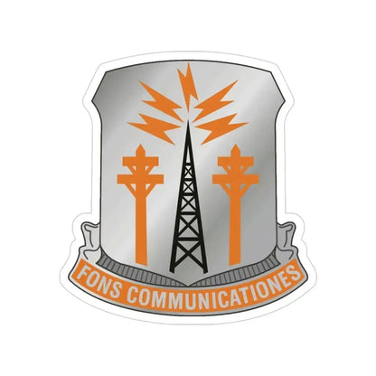 17th Signal Battalion (U.S. Army) Transparent STICKER Die-Cut Vinyl Decal 4 Inch - The Sticker Space