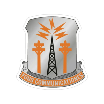 17th Signal Battalion (U.S. Army) Transparent STICKER Die-Cut Vinyl Decal 5 Inch - The Sticker Space