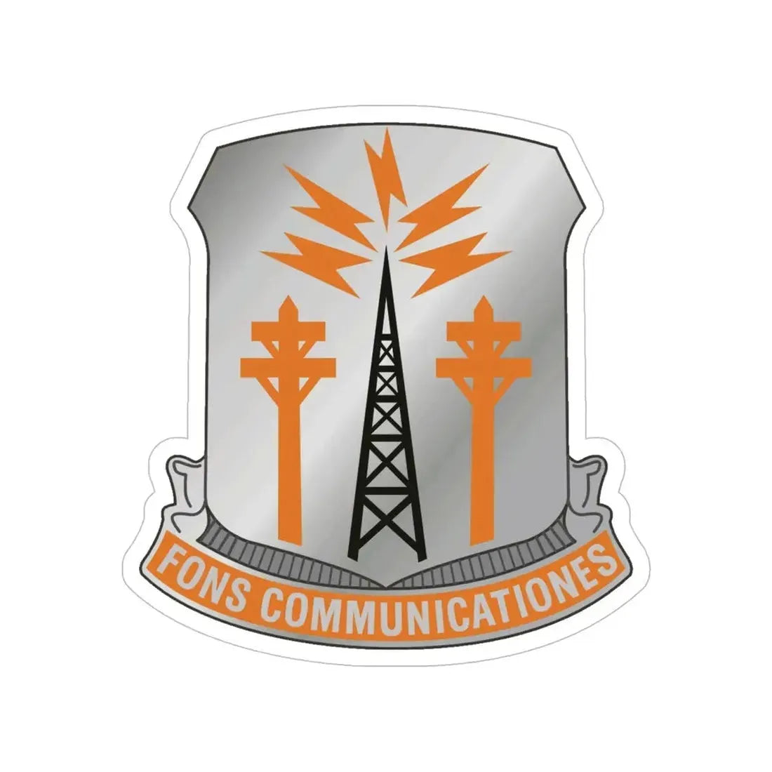 17th Signal Battalion (U.S. Army) Transparent STICKER Die-Cut Vinyl Decal - The Sticker Space