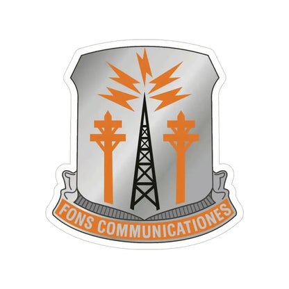 17th Signal Battalion (U.S. Army) Transparent STICKER Die-Cut Vinyl Decal - The Sticker Space