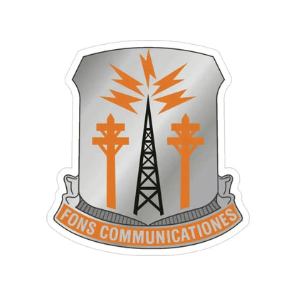 17th Signal Battalion (U.S. Army) Transparent STICKER Die-Cut Vinyl Decal - The Sticker Space