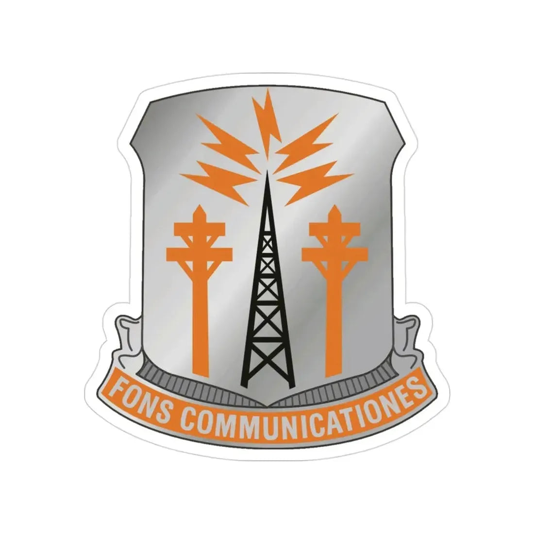 17th Signal Battalion (U.S. Army) Transparent STICKER Die-Cut Vinyl Decal - The Sticker Space