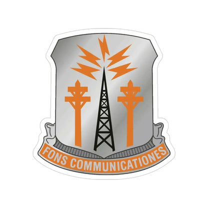 17th Signal Battalion (U.S. Army) Transparent STICKER Die-Cut Vinyl Decal - The Sticker Space