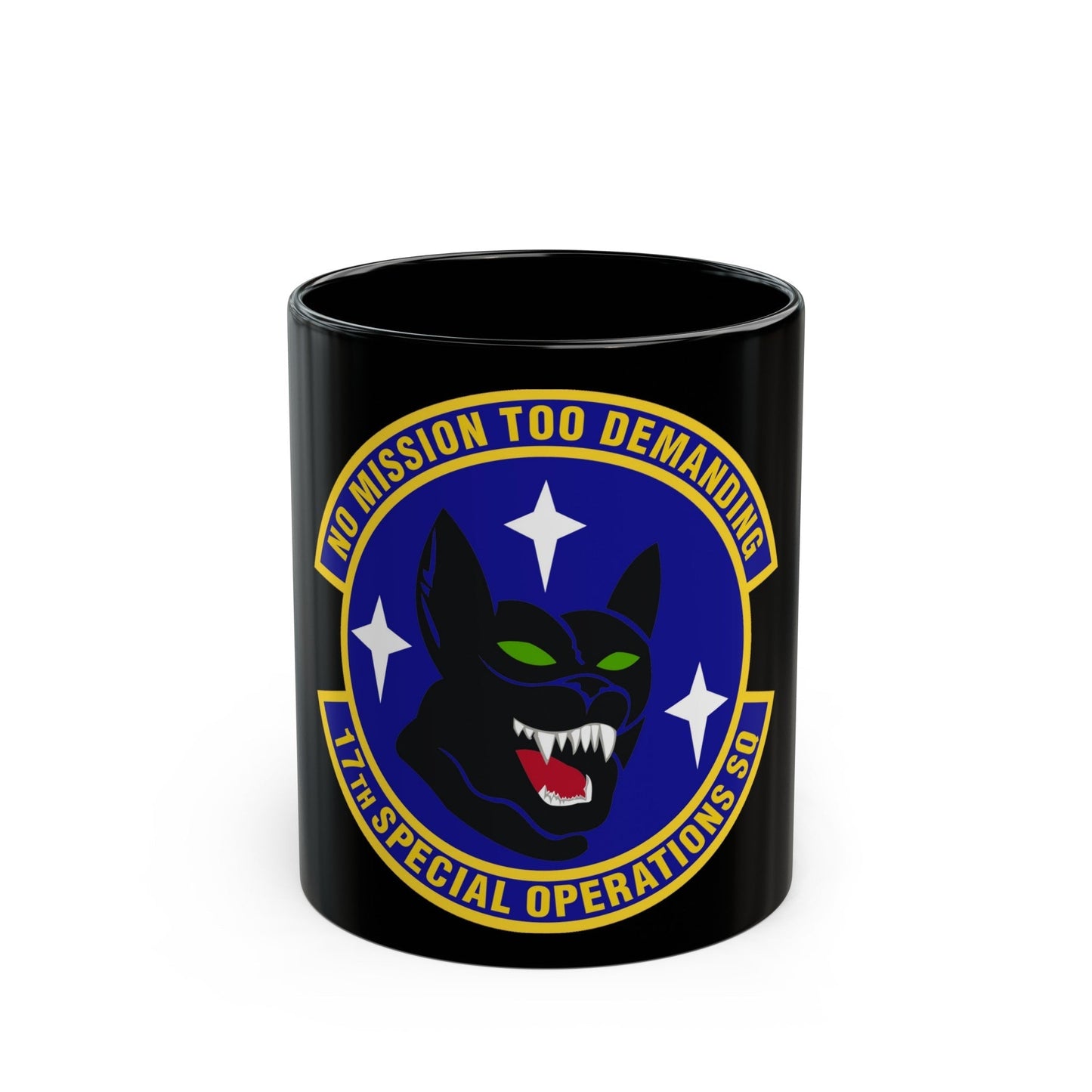 17th Special Operations Squadron (U.S. Air Force) Black Coffee Mug-11oz-The Sticker Space