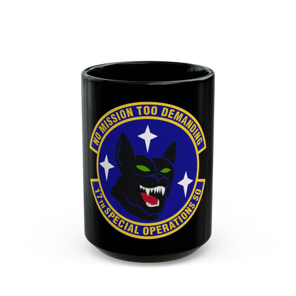 17th Special Operations Squadron (U.S. Air Force) Black Coffee Mug-15oz-The Sticker Space