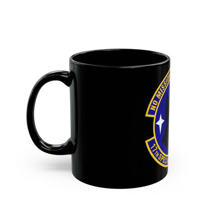 17th Special Operations Squadron (U.S. Air Force) Black Coffee Mug-The Sticker Space