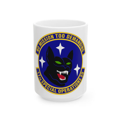 17th Special Operations Squadron (U.S. Air Force) White Coffee Mug-15oz-The Sticker Space