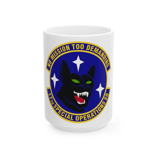 17th Special Operations Squadron (U.S. Air Force) White Coffee Mug-15oz-The Sticker Space