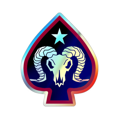 17th Sustainment Brigade (U.S. Army) Holographic STICKER Die-Cut Vinyl Decal-4 Inch-The Sticker Space