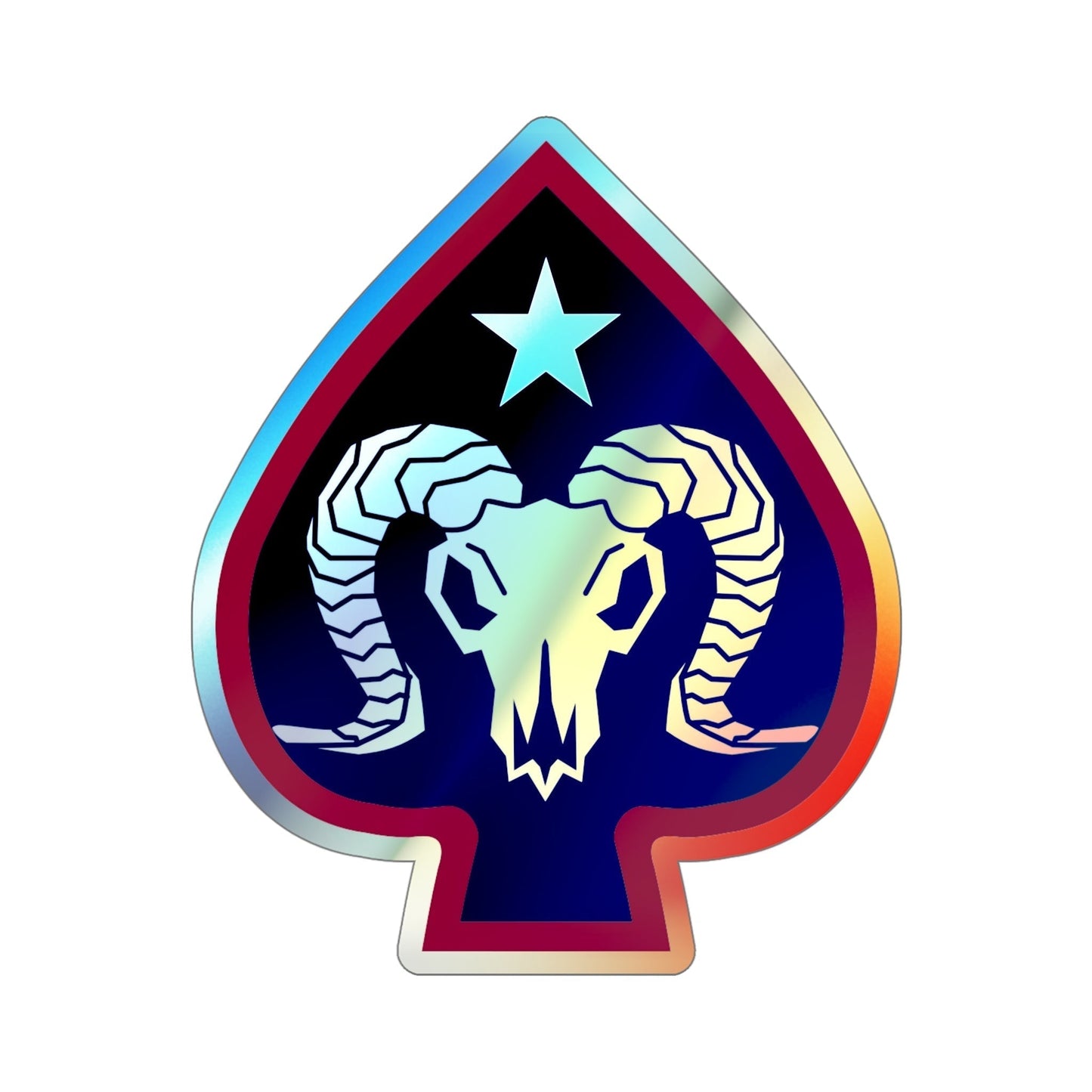 17th Sustainment Brigade (U.S. Army) Holographic STICKER Die-Cut Vinyl Decal-5 Inch-The Sticker Space