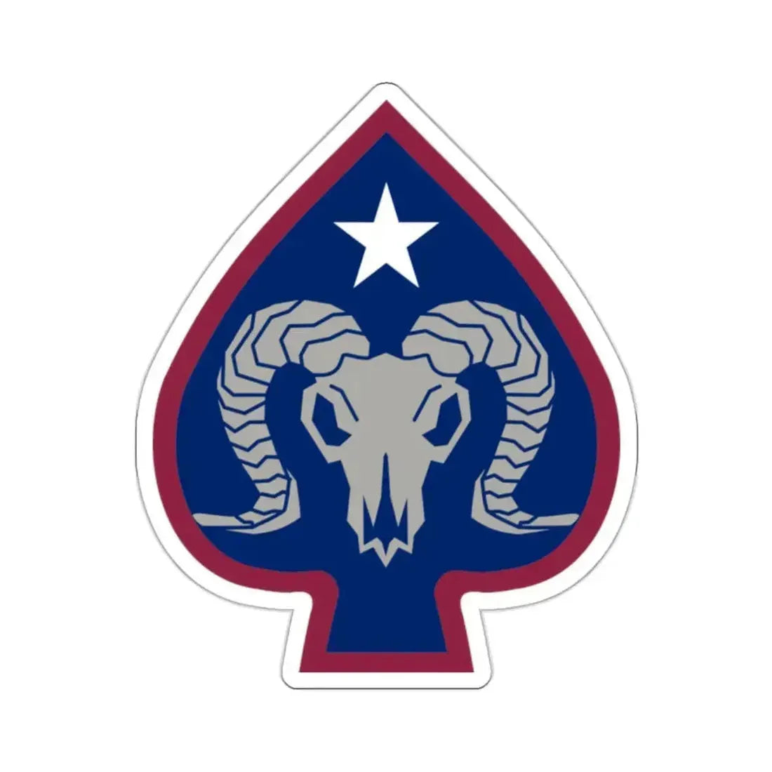 17th Sustainment Brigade (U.S. Army) STICKER Vinyl Kiss-Cut Decal 2 Inch White - The Sticker Space