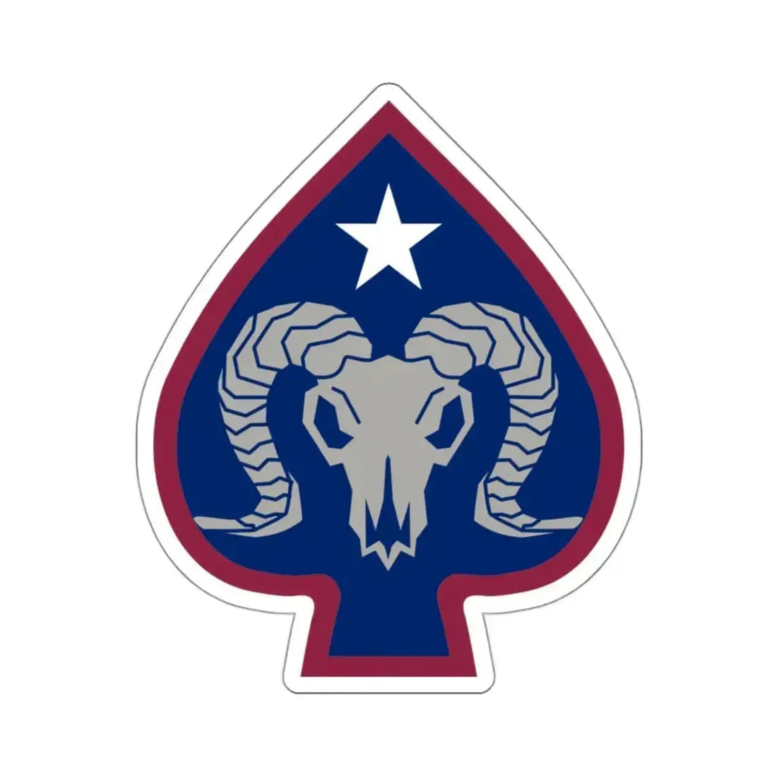 17th Sustainment Brigade (U.S. Army) STICKER Vinyl Kiss-Cut Decal 3 Inch White - The Sticker Space