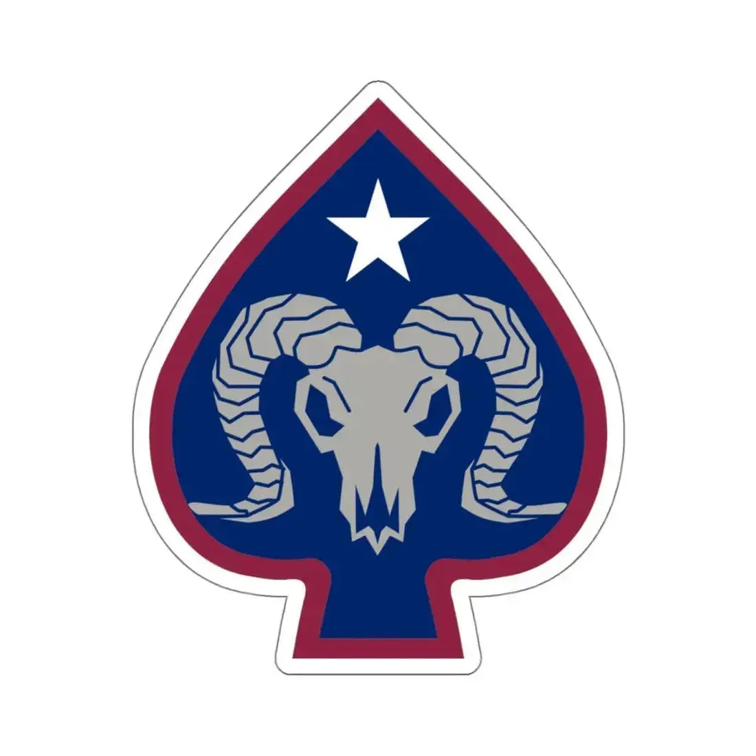 17th Sustainment Brigade (U.S. Army) STICKER Vinyl Kiss-Cut Decal 4 Inch White - The Sticker Space