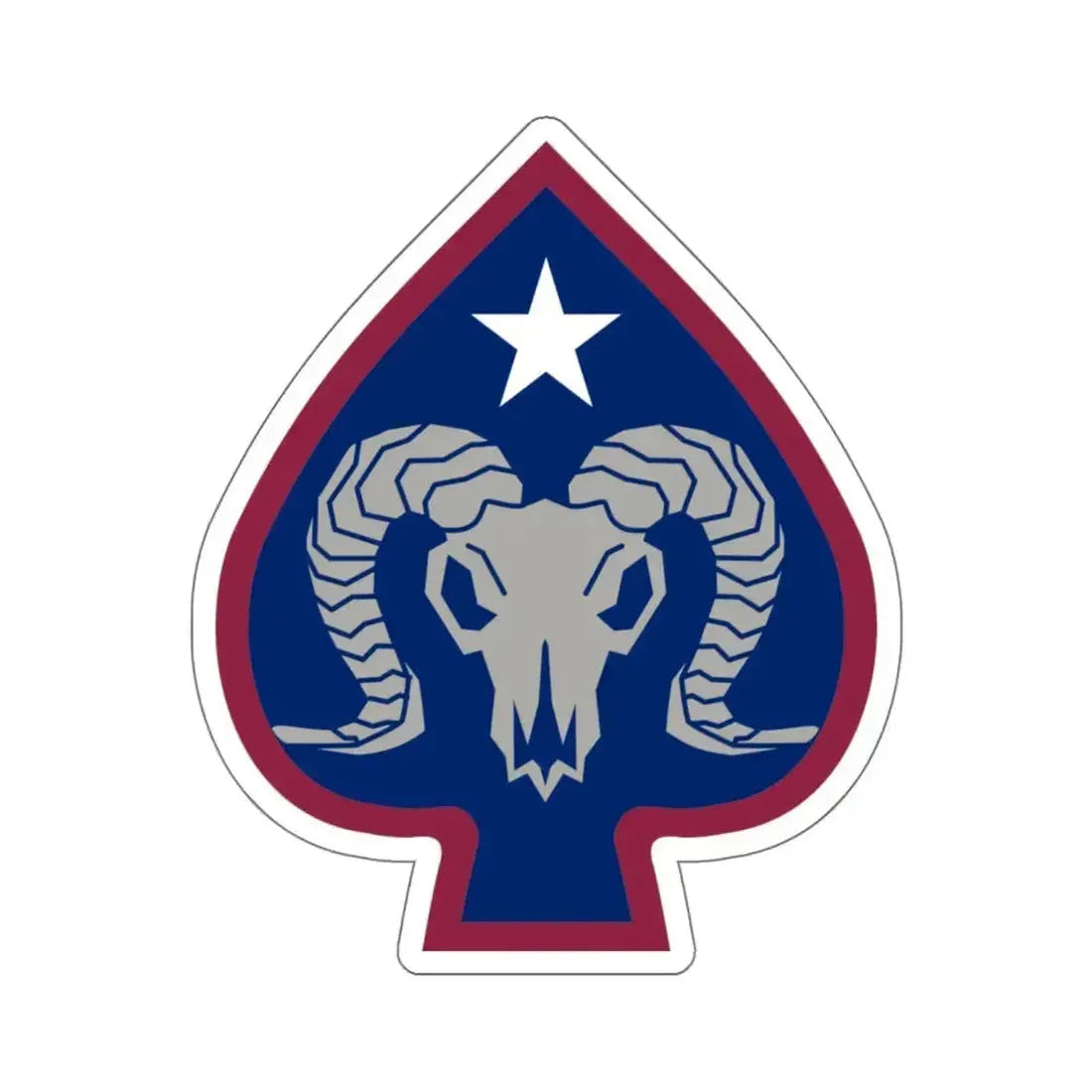 17th Sustainment Brigade (U.S. Army) STICKER Vinyl Kiss-Cut Decal 6 Inch White - The Sticker Space