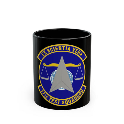 17th Test Squadron (U.S. Air Force) Black Coffee Mug-11oz-The Sticker Space