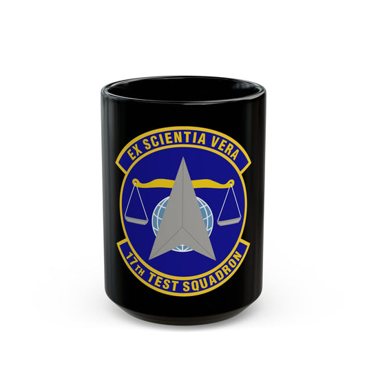 17th Test Squadron (U.S. Air Force) Black Coffee Mug-15oz-The Sticker Space