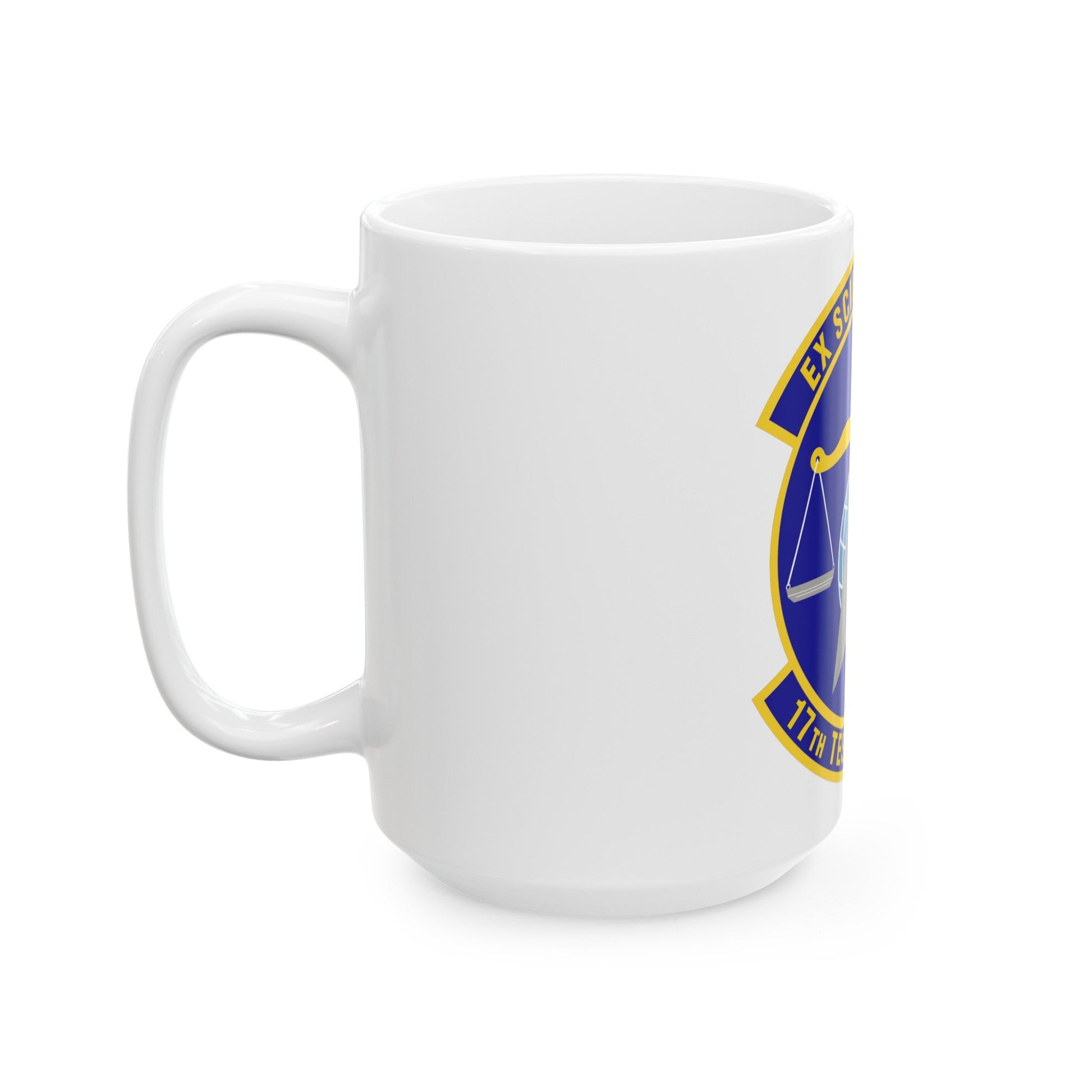 17th Test Squadron (U.S. Air Force) White Coffee Mug-The Sticker Space