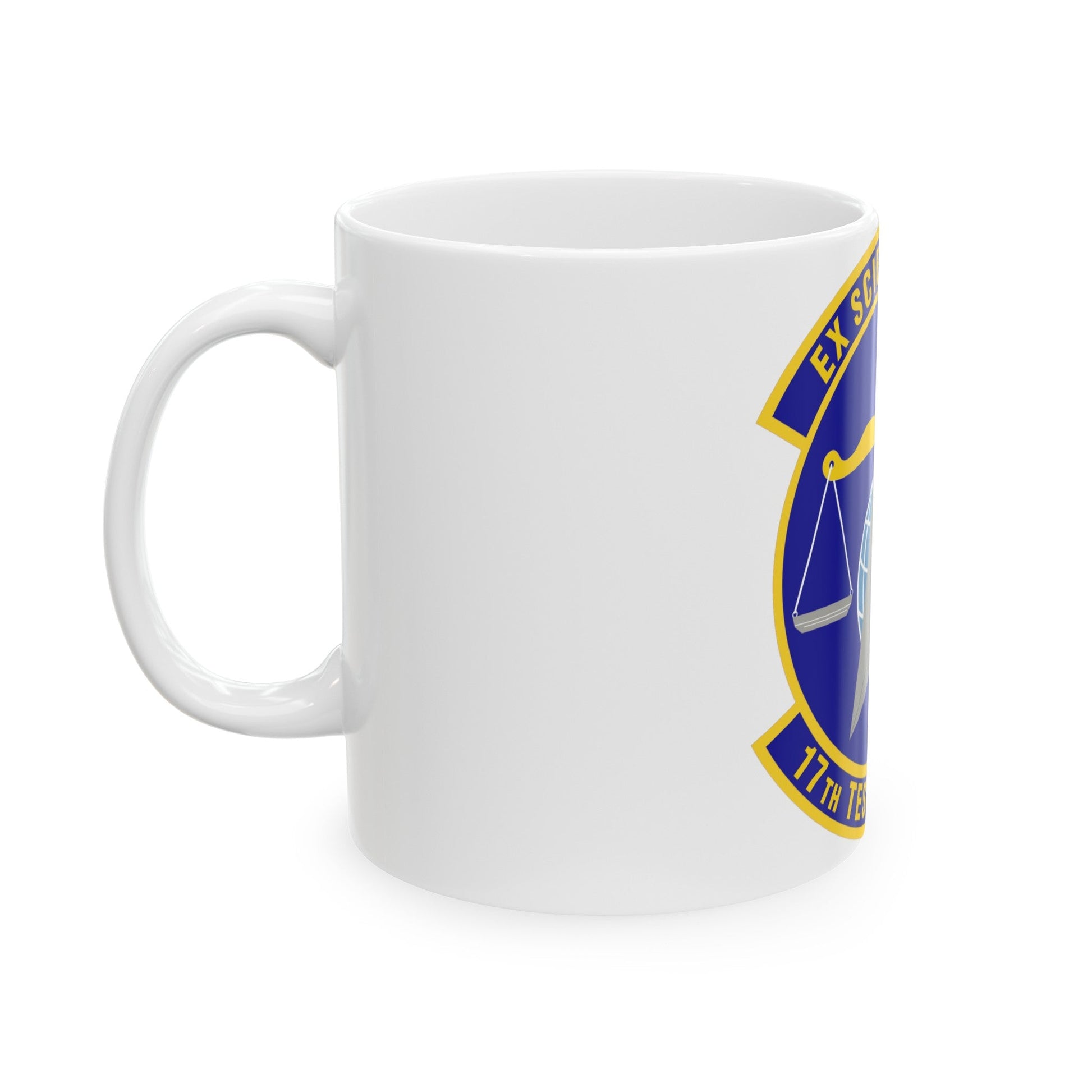 17th Test Squadron (U.S. Air Force) White Coffee Mug-The Sticker Space