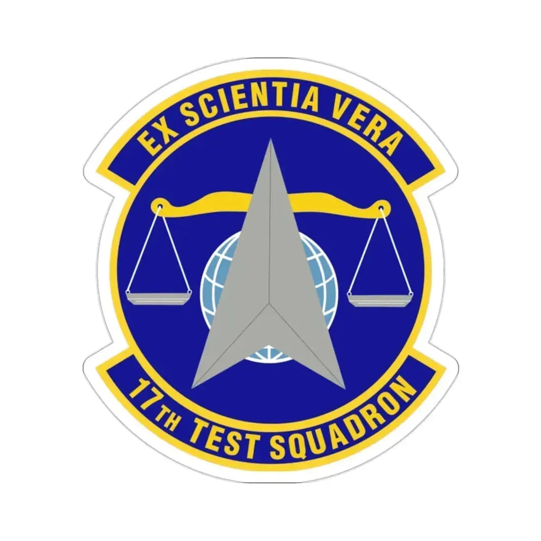 17th Test Squadron (U.S. Air Force) STICKER Vinyl Die-Cut Decal 2 Inch - The Sticker Space