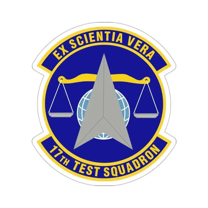 17th Test Squadron (U.S. Air Force) STICKER Vinyl Die-Cut Decal 3 Inch - The Sticker Space