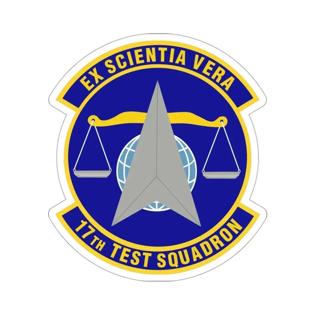 17th Test Squadron (U.S. Air Force) STICKER Vinyl Die-Cut Decal - The Sticker Space