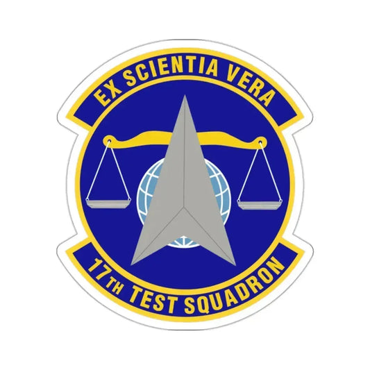 17th Test Squadron (U.S. Air Force) STICKER Vinyl Kiss-Cut Decal 2 Inch White - The Sticker Space