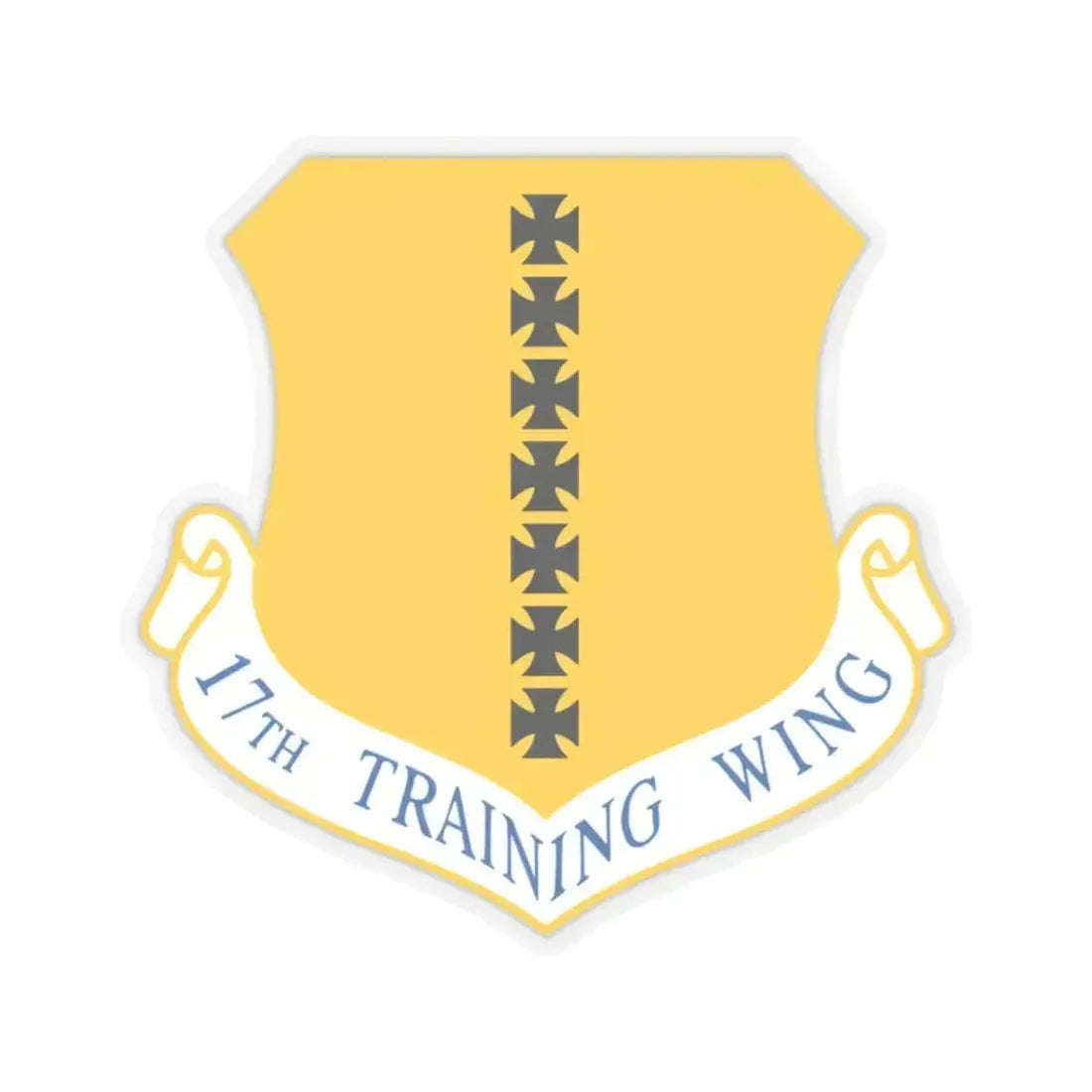 17th Training Wing (U.S. Air Force) STICKER Vinyl Kiss-Cut Decal 2 Inch Transparent - The Sticker Space