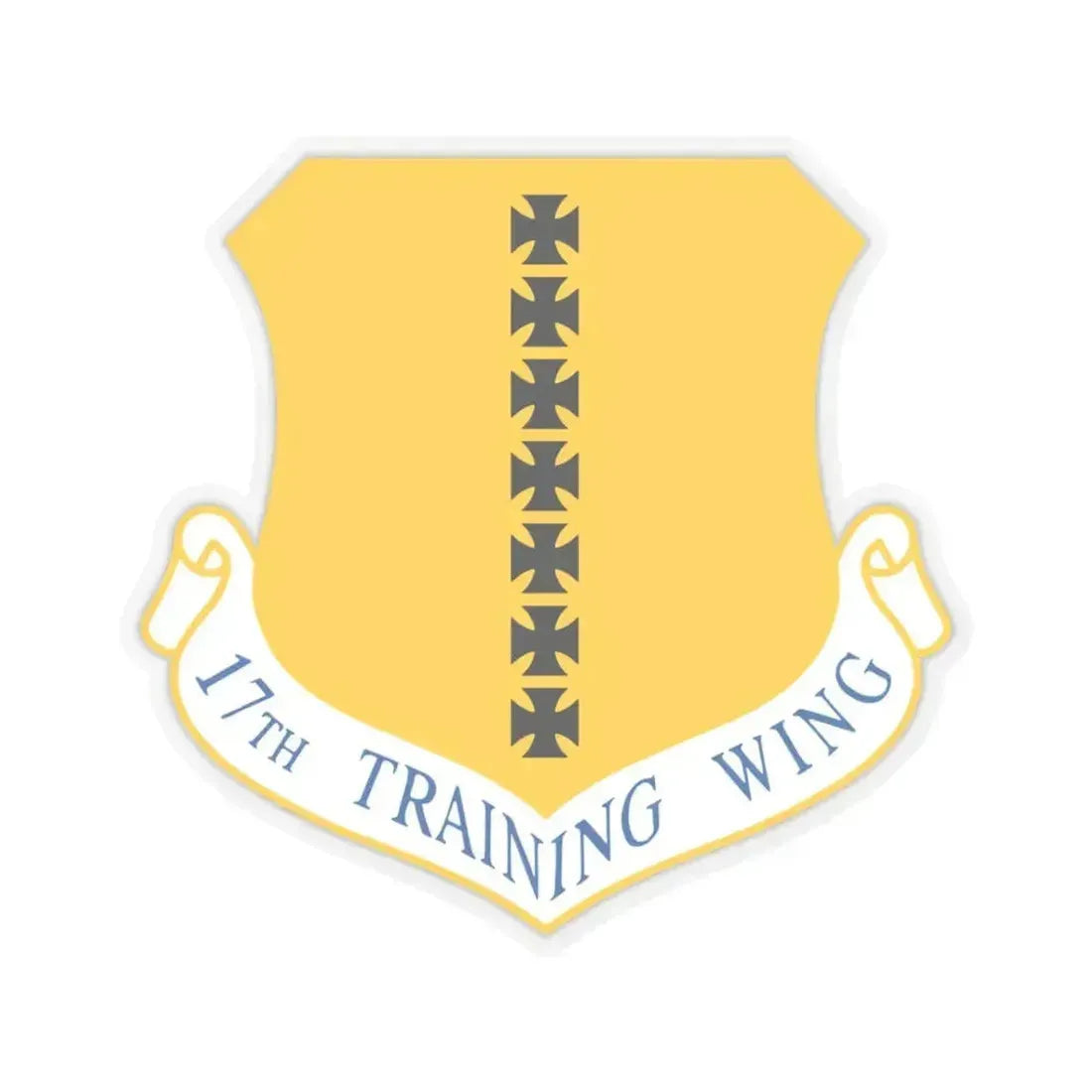 17th Training Wing (U.S. Air Force) STICKER Vinyl Kiss-Cut Decal 3 Inch Transparent - The Sticker Space