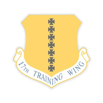 17th Training Wing (U.S. Air Force) STICKER Vinyl Kiss-Cut Decal 3 Inch Transparent - The Sticker Space