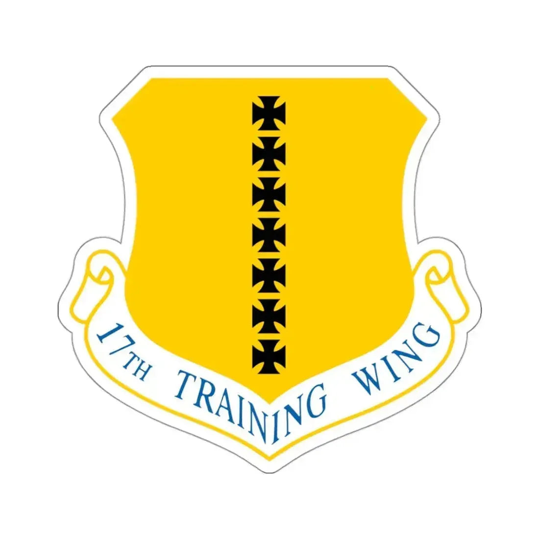 17th Training Wing (U.S. Air Force) STICKER Vinyl Kiss-Cut Decal 3 Inch White - The Sticker Space