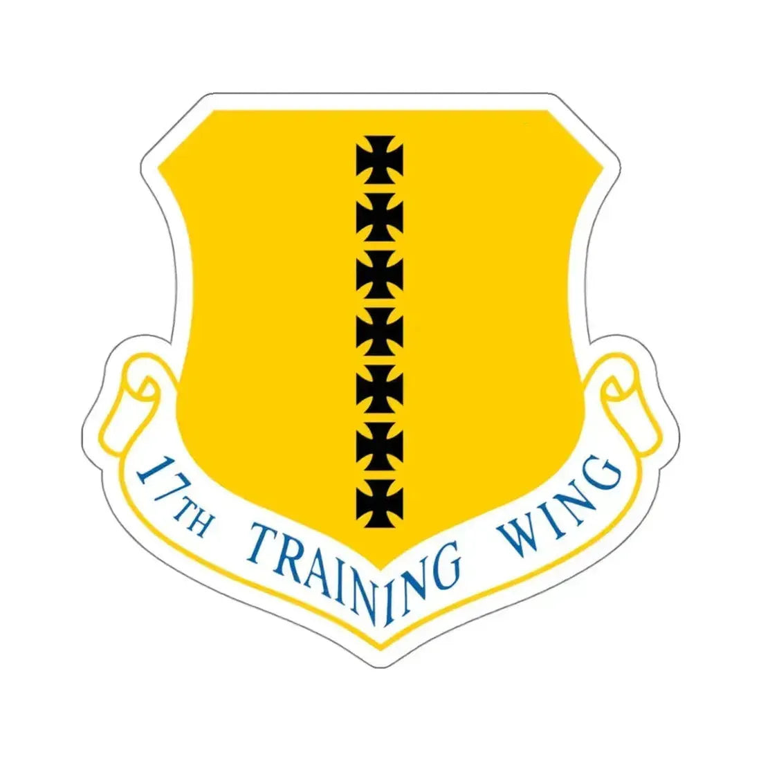 17th Training Wing (U.S. Air Force) STICKER Vinyl Kiss-Cut Decal 4 Inch White - The Sticker Space