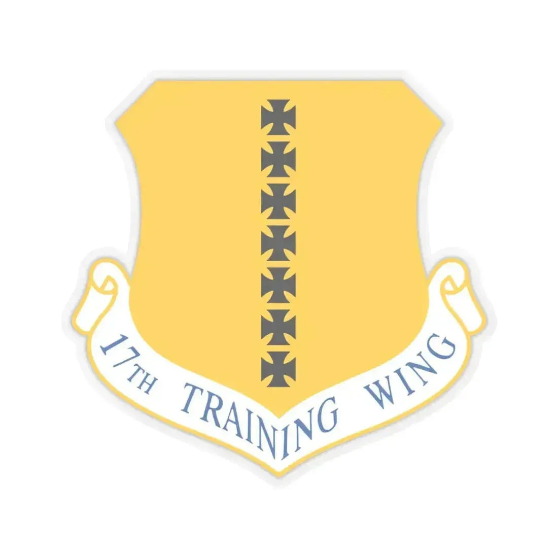 17th Training Wing (U.S. Air Force) STICKER Vinyl Kiss-Cut Decal 6 Inch Transparent - The Sticker Space