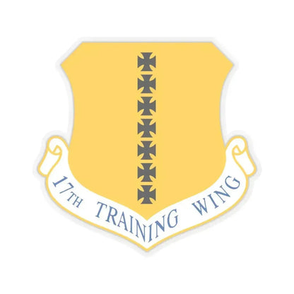 17th Training Wing (U.S. Air Force) STICKER Vinyl Kiss-Cut Decal 6 Inch Transparent - The Sticker Space