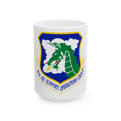 18 Air Support Operations Group ACC (U.S. Air Force) White Coffee Mug-15oz-The Sticker Space