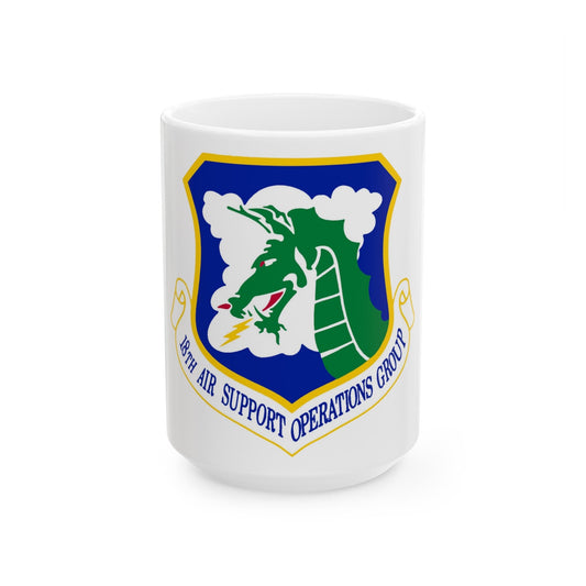 18 Air Support Operations Group ACC (U.S. Air Force) White Coffee Mug-15oz-The Sticker Space