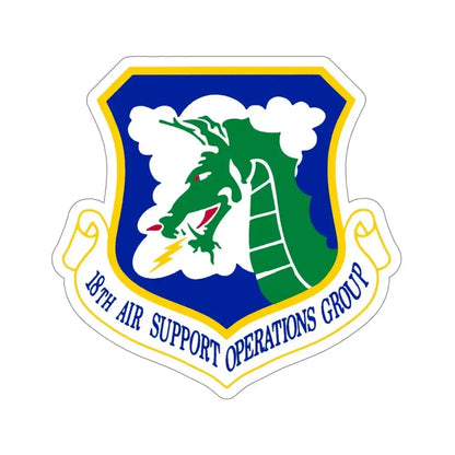 18 Air Support Operations Group ACC (U.S. Air Force) STICKER Vinyl Die-Cut Decal 5 Inch - The Sticker Space