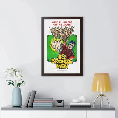 18 BRONZE MEN 1976 - Framed Movie Poster - The Sticker Space