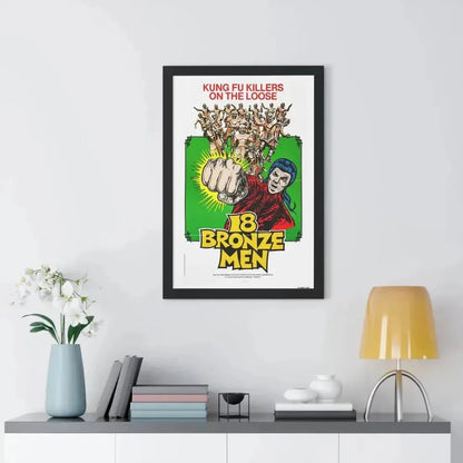 18 BRONZE MEN 1976 - Framed Movie Poster - The Sticker Space