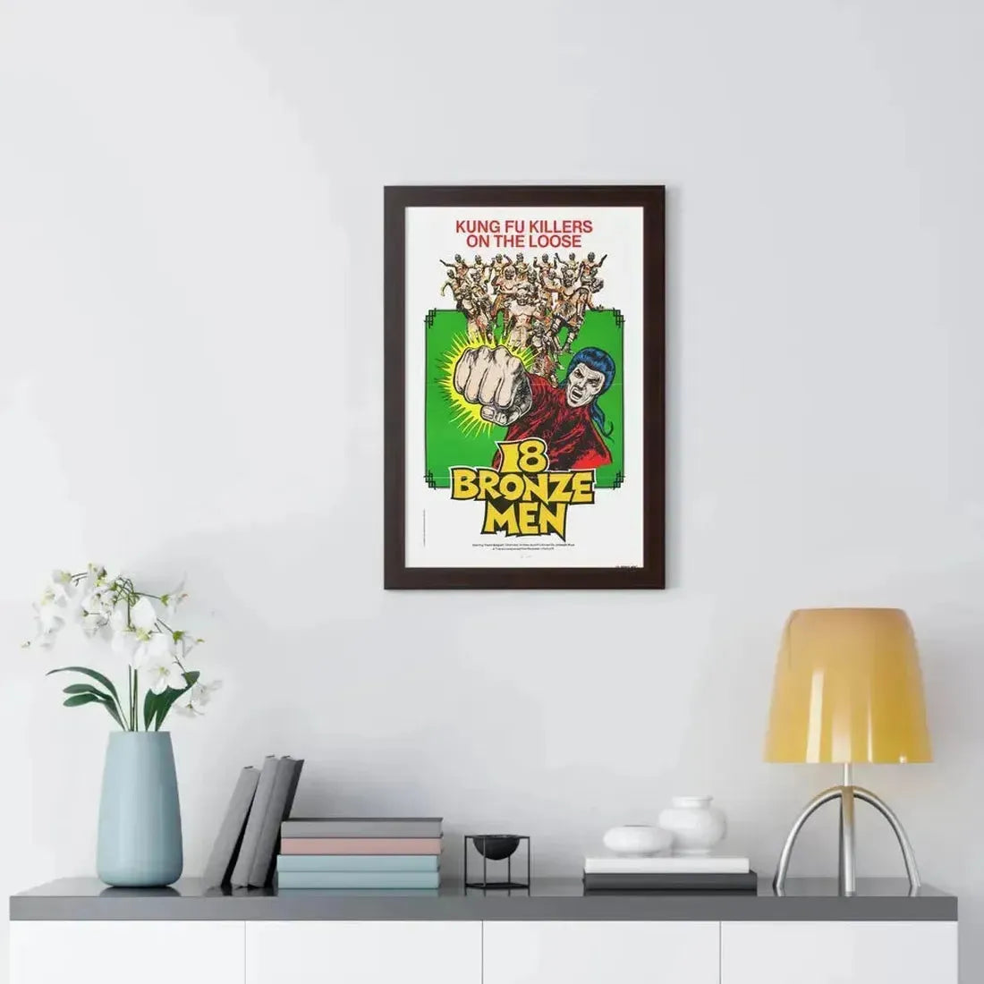 18 BRONZE MEN 1976 - Framed Movie Poster - The Sticker Space