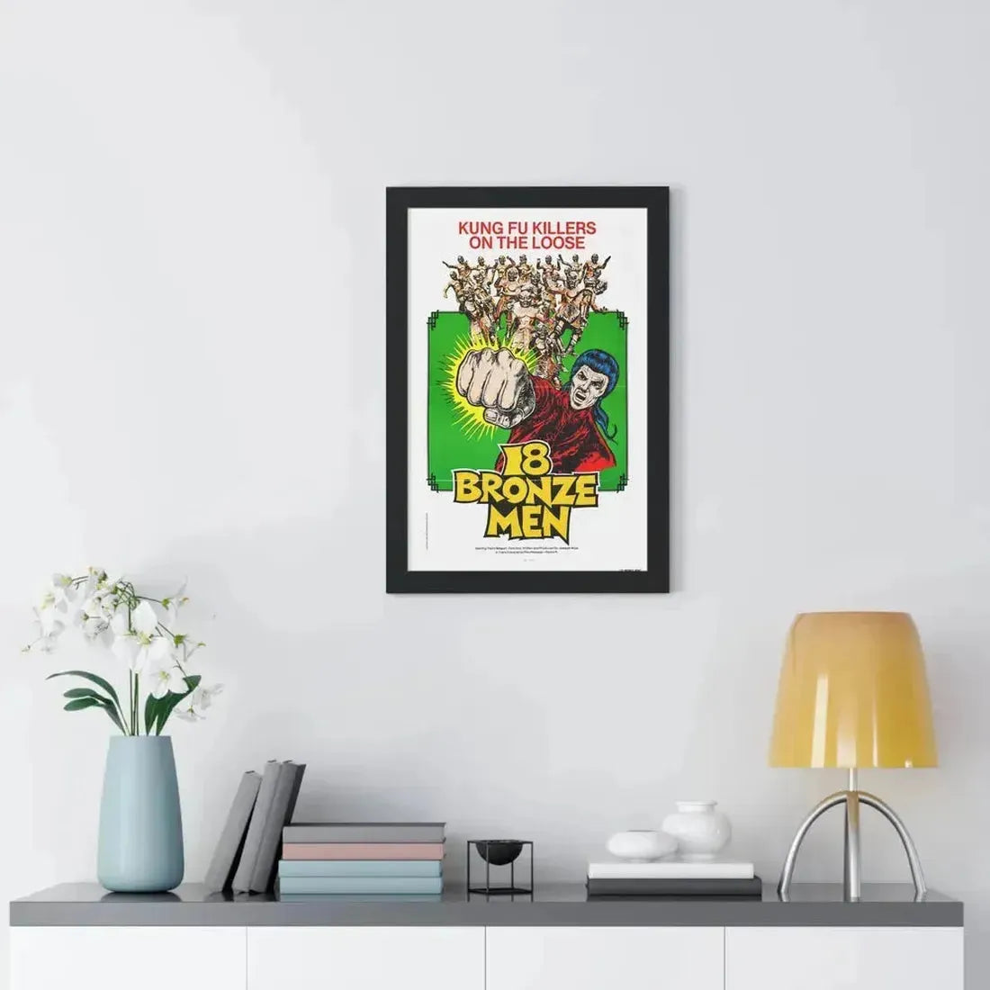 18 BRONZE MEN 1976 - Framed Movie Poster - The Sticker Space