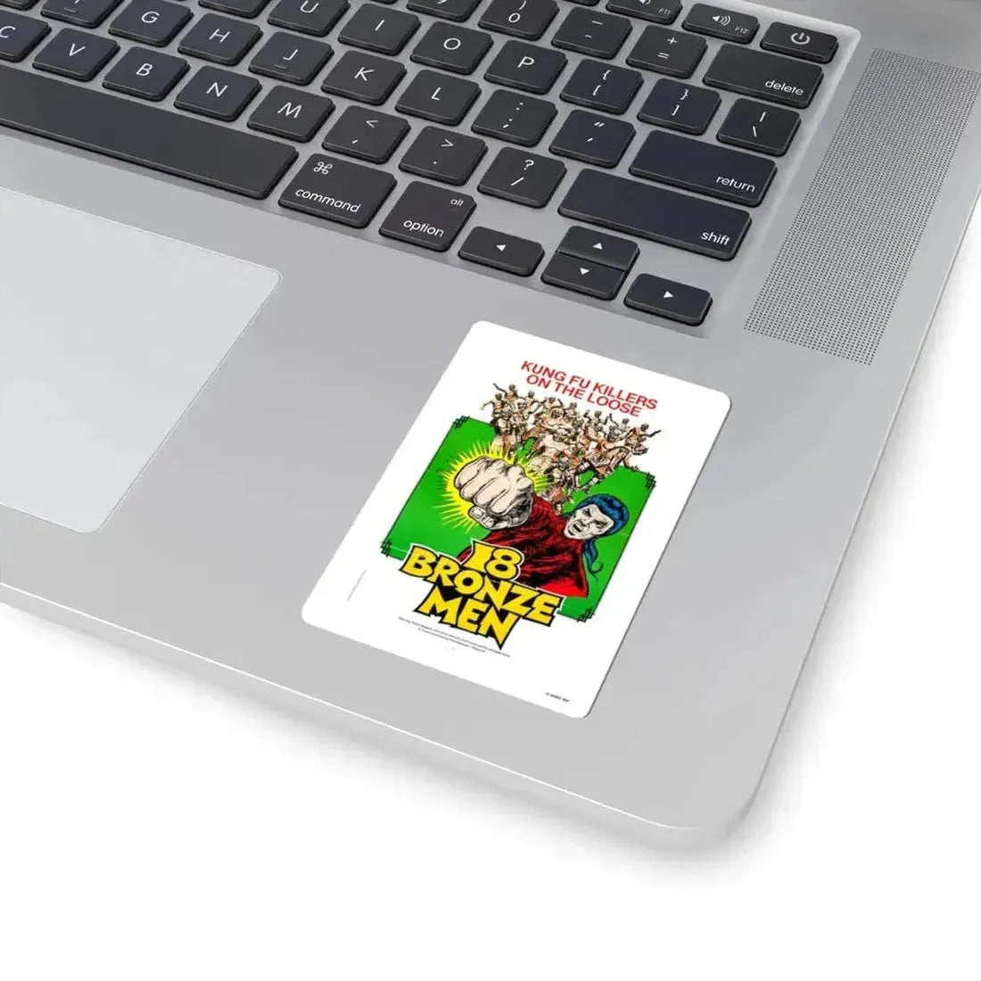 18 BRONZE MEN 1976 Movie Poster - STICKER Vinyl Kiss-Cut Decal - The Sticker Space