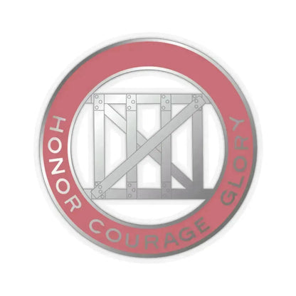 18 Engineer Battalion (U.S. Army) STICKER Vinyl Kiss-Cut Decal 2 Inch Transparent - The Sticker Space