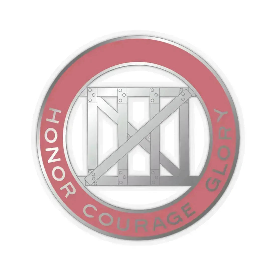 18 Engineer Battalion (U.S. Army) STICKER Vinyl Kiss-Cut Decal 3 Inch Transparent - The Sticker Space