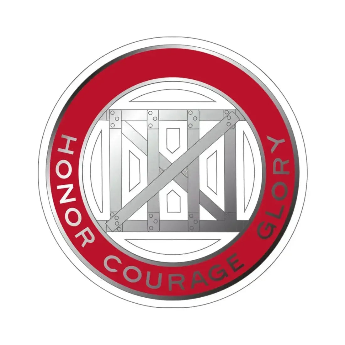 18 Engineer Battalion (U.S. Army) STICKER Vinyl Kiss-Cut Decal 6 Inch White - The Sticker Space