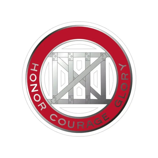 18 Engineer Battalion (U.S. Army) Transparent STICKER Die-Cut Vinyl Decal 6 Inch - The Sticker Space