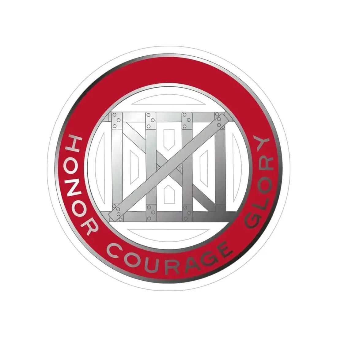 18 Engineer Battalion (U.S. Army) Transparent STICKER Die-Cut Vinyl Decal - The Sticker Space